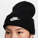 Men's/Women's Nike Peak Futura Beanie - 010 - BLACK