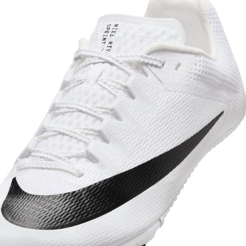 Men's/Women's Nike Zoom Rival Track & Field Sprinting Spikes - 100 - WHITE/BLACK