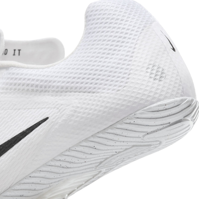 Men's/Women's Nike Zoom Rival Track & Field Sprinting Spikes - 100 - WHITE/BLACK