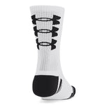 Men's/Women's Under Armour Performance Tech Crew Socks 3-Pack - 101 - WHITE