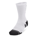 Men's/Women's Under Armour Performance Tech Crew Socks 3-Pack - 101 - WHITE