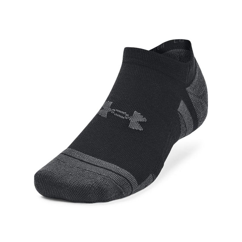 Men's/Women's Under Armour Performance Tech No Show Socks 3-Pack - 001 - BLACK