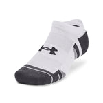 Men's/Women's Under Armour Performance Tech No Show Socks 3-Pack - 100 - WHITE