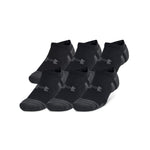 Men's/Women's Under Armour Performance Tech No Show Socks 6-Pack - BLACK