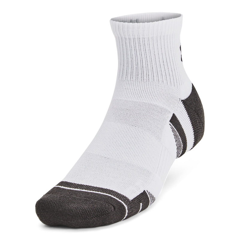 Men's/Women's Under Armour Performance Tech Quarter Sock 6-Pack - 101 - WHITE