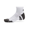 Men's/Women's Under Armour Performance Tech Quarter Sock 6-Pack - 101 - WHITE