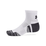 Men's/Women's Under Armour Performance Tech Quarter Socks 3-Pack - 100 - WHITE