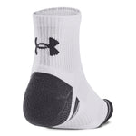 Men's/Women's Under Armour Performance Tech Quarter Socks 3-Pack - 100 - WHITE