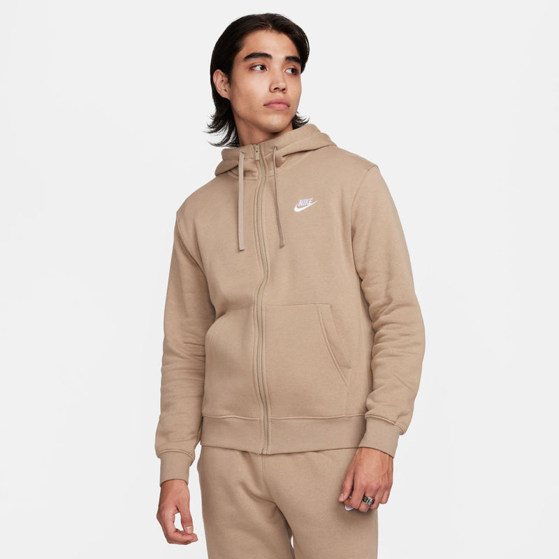 Mens' Nike Full Zip Hoodie - 247KHAKI