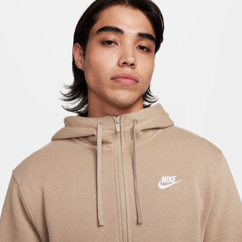 Mens' Nike Full Zip Hoodie - 247KHAKI