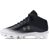 Mens Under Armour Spotlight Franchise 4 RM Football Cleats 2E (Wide) - 001 - BLACK