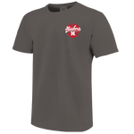 Men's/Women's Nebraska Huskers Painted Volleyball T-Shirt