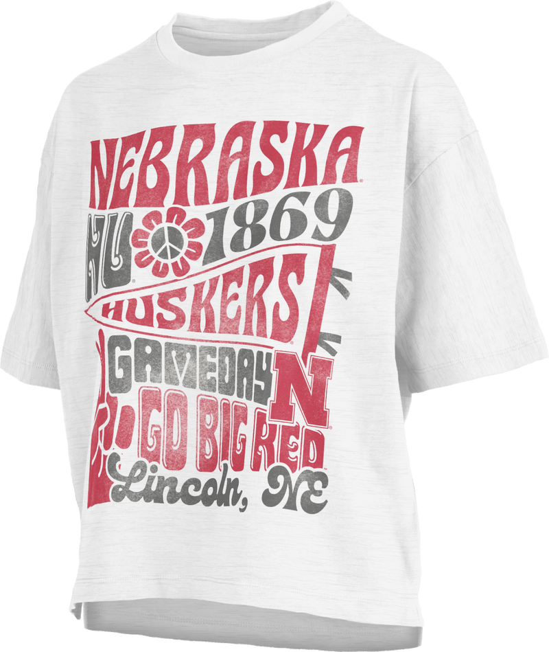 Women's Nebraska Huskers Meadow Slub T-Shirt