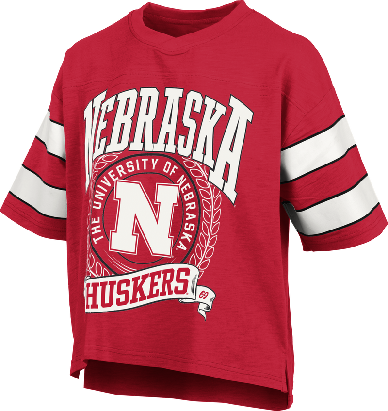 Women's Nebraska Huskers Emily Slub T-Shirt