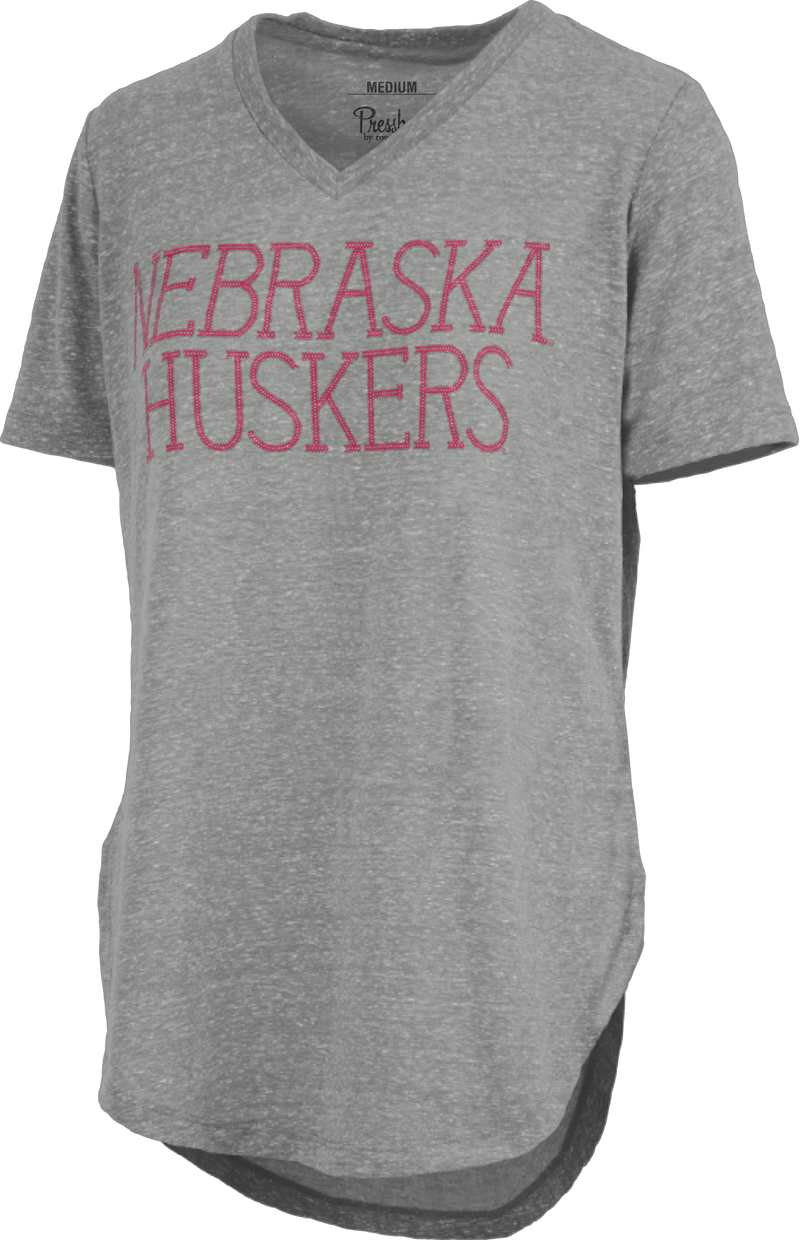 Women's Nebraska Huskers Chain Stitch T-Shirt