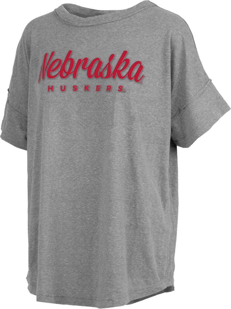 Women's Nebraska Huskers Aliane Inwood Oversized T-Shirt