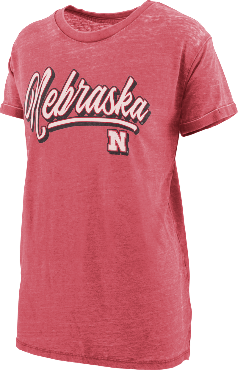 Women's Nebraska Huskers Harlow Vintage T-Shirt