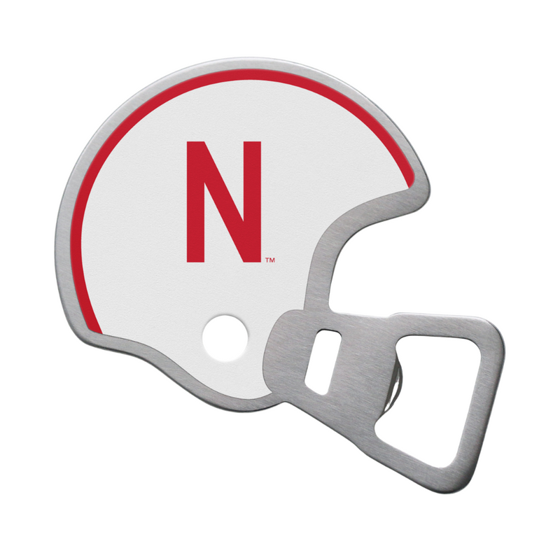 Nebraska Huskers Football Helmet Bottle Opener - NEBRASKA