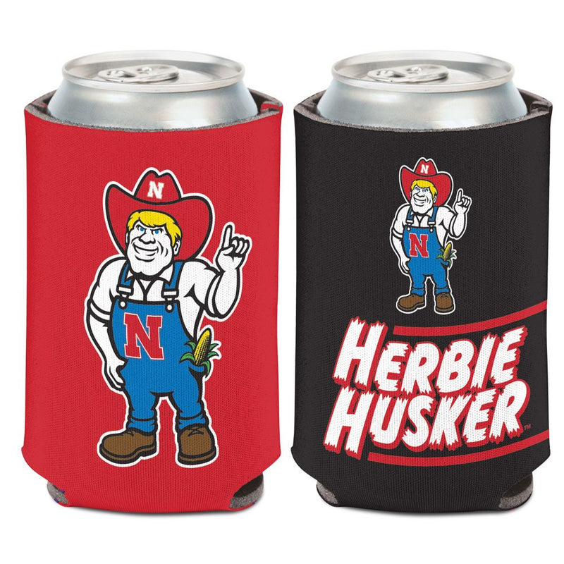 Nebraska Huskers Herbie Husker Can Cooler - HERBIE