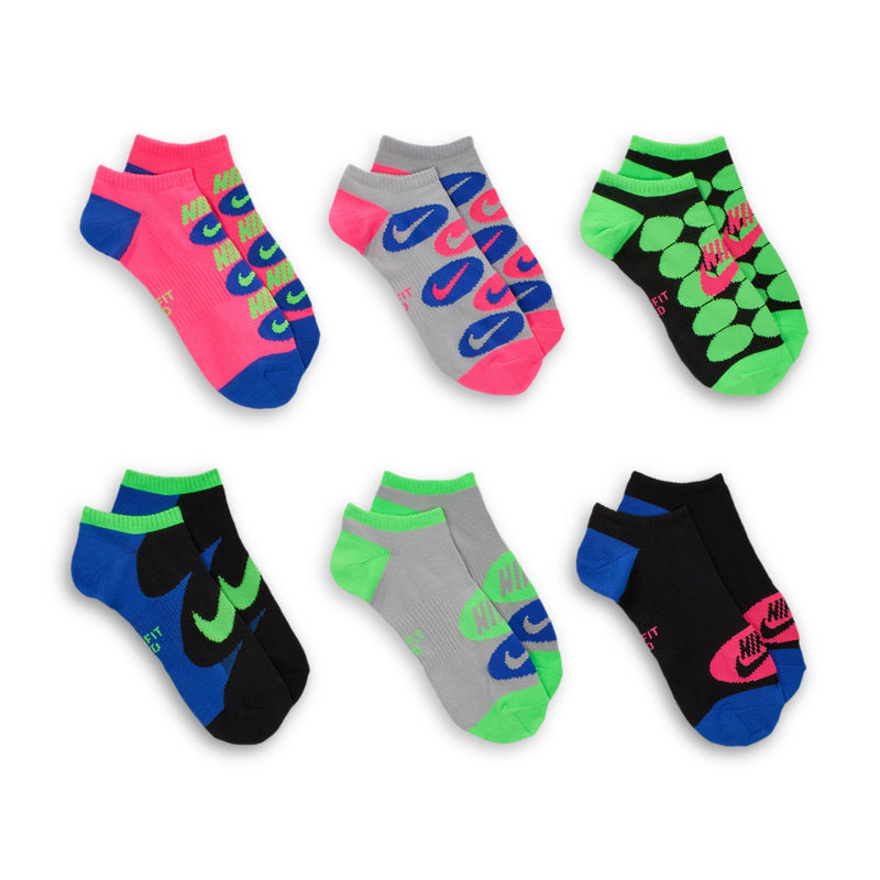 Nike Everyday No-Show Socks 6-Pack - 905 - BLACK