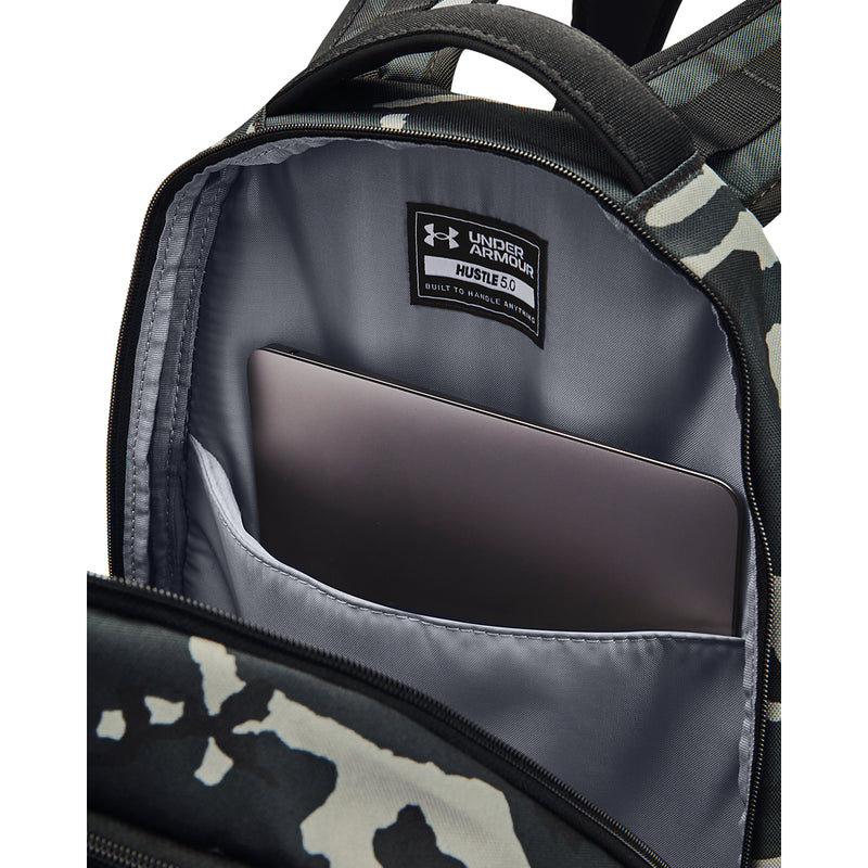 Under Armour Hustle 5.0 Backpack - 007 - BLACK