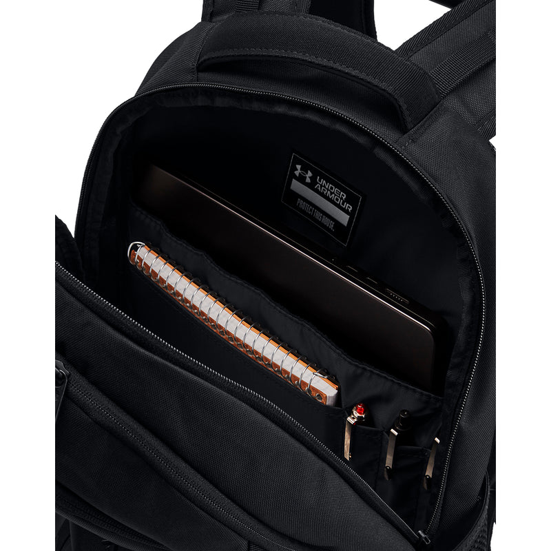 Under Armour Hustle 6.0 Backpack - 003 - BLACK