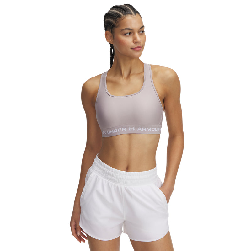 Under Armour Mid Crossback Sports Bra - 009GRAYD