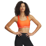 Under Armour Mid Crossback Sports Bra - 847FIRE