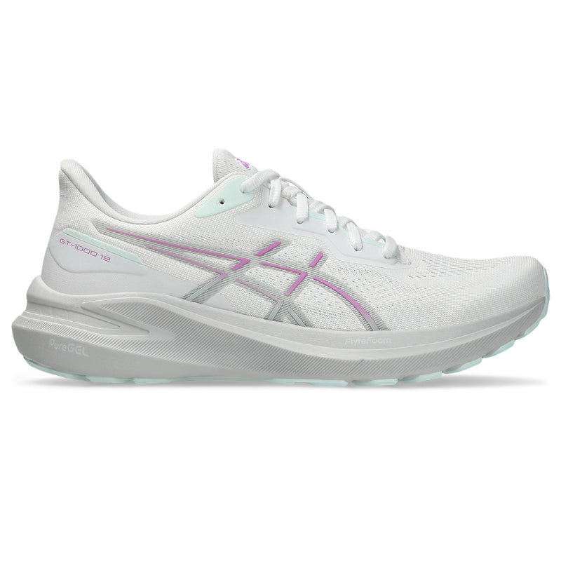 Women's ASICS GT-1000 13 - 100 - WHITE/BLACK