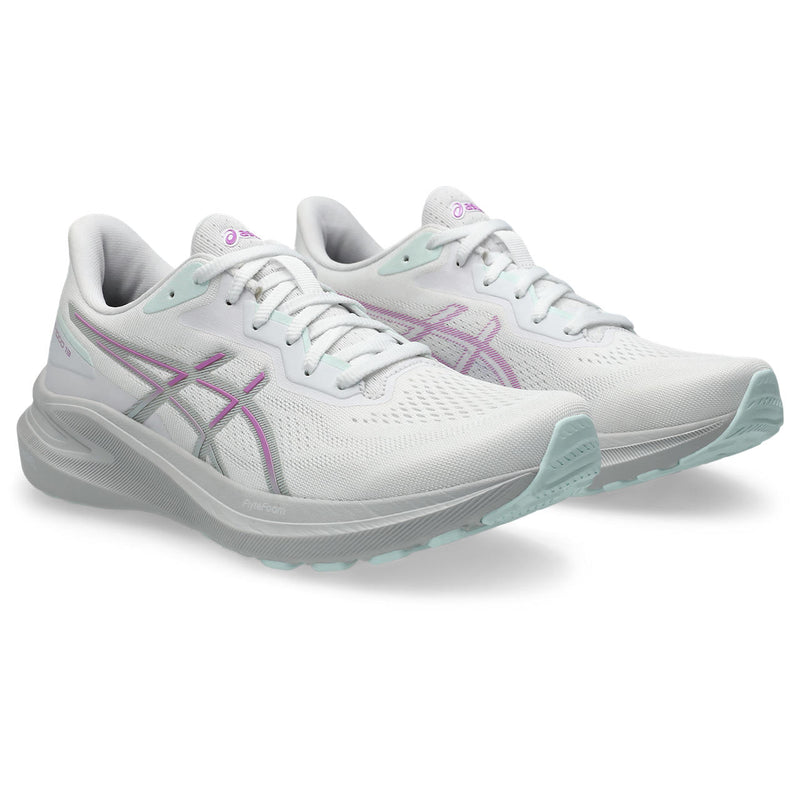 Women's ASICS GT-1000 13 - 100 - WHITE/BLACK