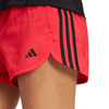 Women's Adidas 3" Pacer Training 3-Stripes Woven High-Rise Shorts - PURRUBY