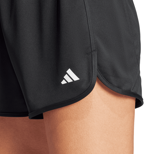 Women's Adidas 5" Pacer Essentials Knit High-Rise Shorts - BLACK