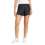 Women's Adidas 5" Pacer Essentials Knit High-Rise Shorts - BLACK