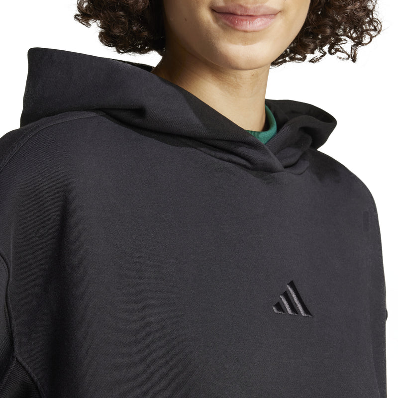 Women's Adidas ALL SZN Fleece Hoodie - BLACK