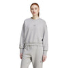 Women's Adidas ALL SZN Fleece Sweatshirt - MEDIUM GREY