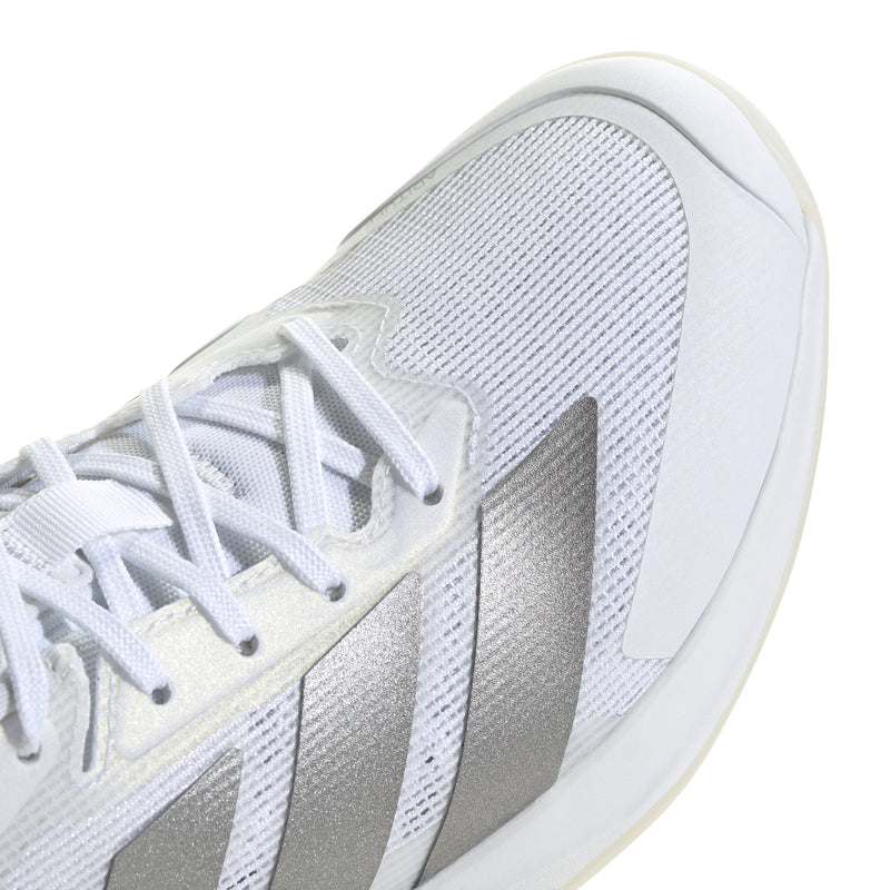 Women's Adidas Adizero Ubersonic 5 Tennis Shoes - WHITE/SILVER