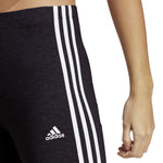 Women's Adidas Essentials 3-Stripes High-Waisted Leggings - BLACK