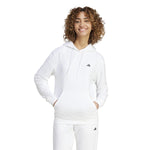 Women's Adidas Essentials Small Logo Feel Cozy Hodie - WHITE