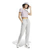 Women's Adidas Essentials Small Logo Feel Cozy Open Hem Pant - MGREY