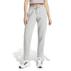 Women's Adidas Essentials Small Logo Feel Cozy Open Hem Pant - MGREY