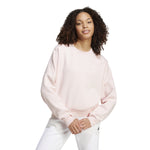 Women's Adidas Essentials Small Logo Feel Cozy Sweatshirt - SANDPINK