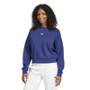 Women's Adidas Essentials Small Logo Feelcozy Sweatshirt - DKBLUE