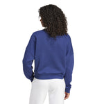 Women's Adidas Essentials Small Logo Feelcozy Sweatshirt - DKBLUE