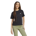 Women's Adidas Essentials Small Logo T-Shirt - BLACK