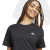 Women's Adidas Essentials Small Logo T-Shirt - BLACK