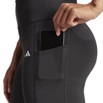 Women's Adidas Optime 7" Shorts - BLACK