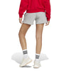 Women's Adidas Small Logo Fleece Shorts - GREY