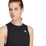 Women's Adidas Train Essentials Boxy Workout Tank Top - BLACK