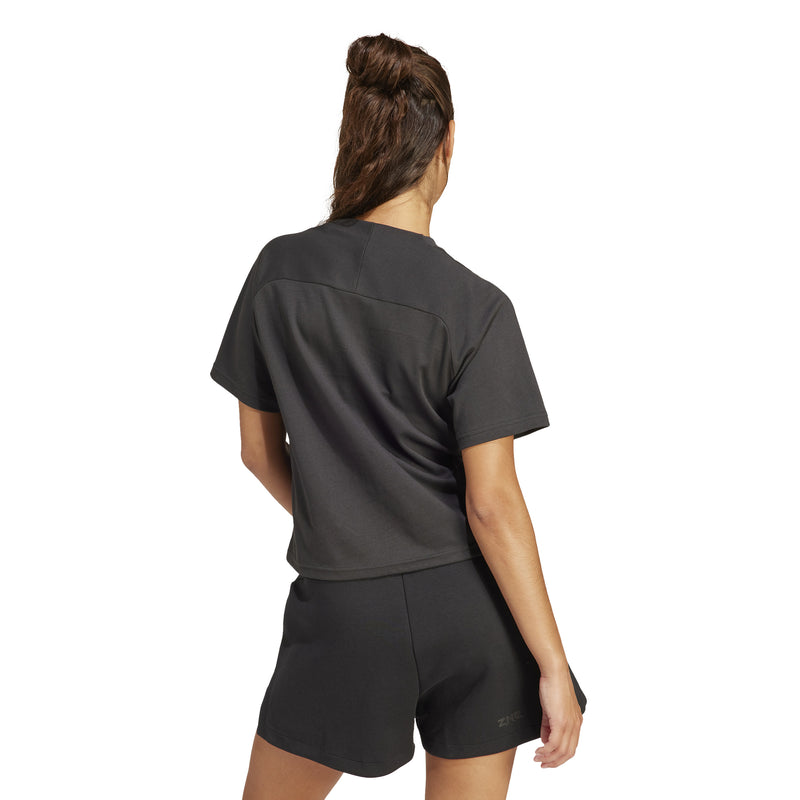 Women's Adidas Z.N.E. T-Shirt - BLACK