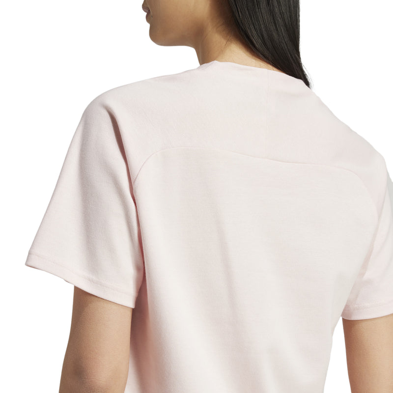 Women's Adidas Z.N.E. T-Shirt - SANDPINK